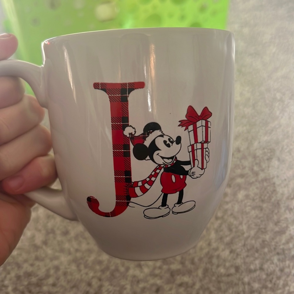 Mickey Mouse “J” Mug